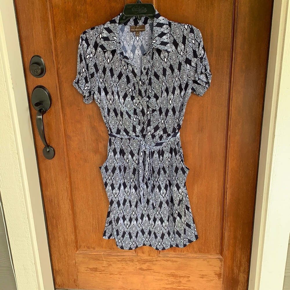 Business casual geometric dress
